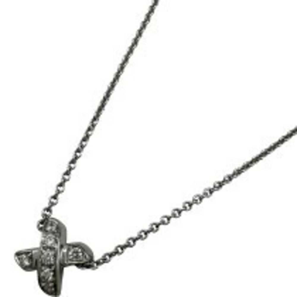 Tiffany Co Paloma Picasso Kiss Necklace White Gold